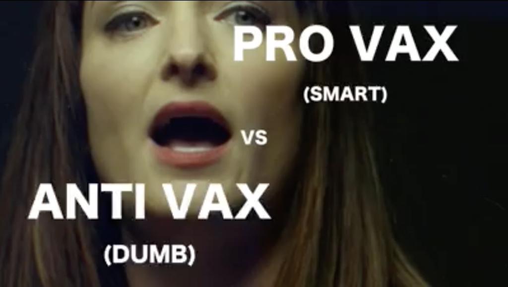 pro vax vs anti vax